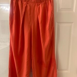 Free People Orange Wide Leg Pants
Size Large